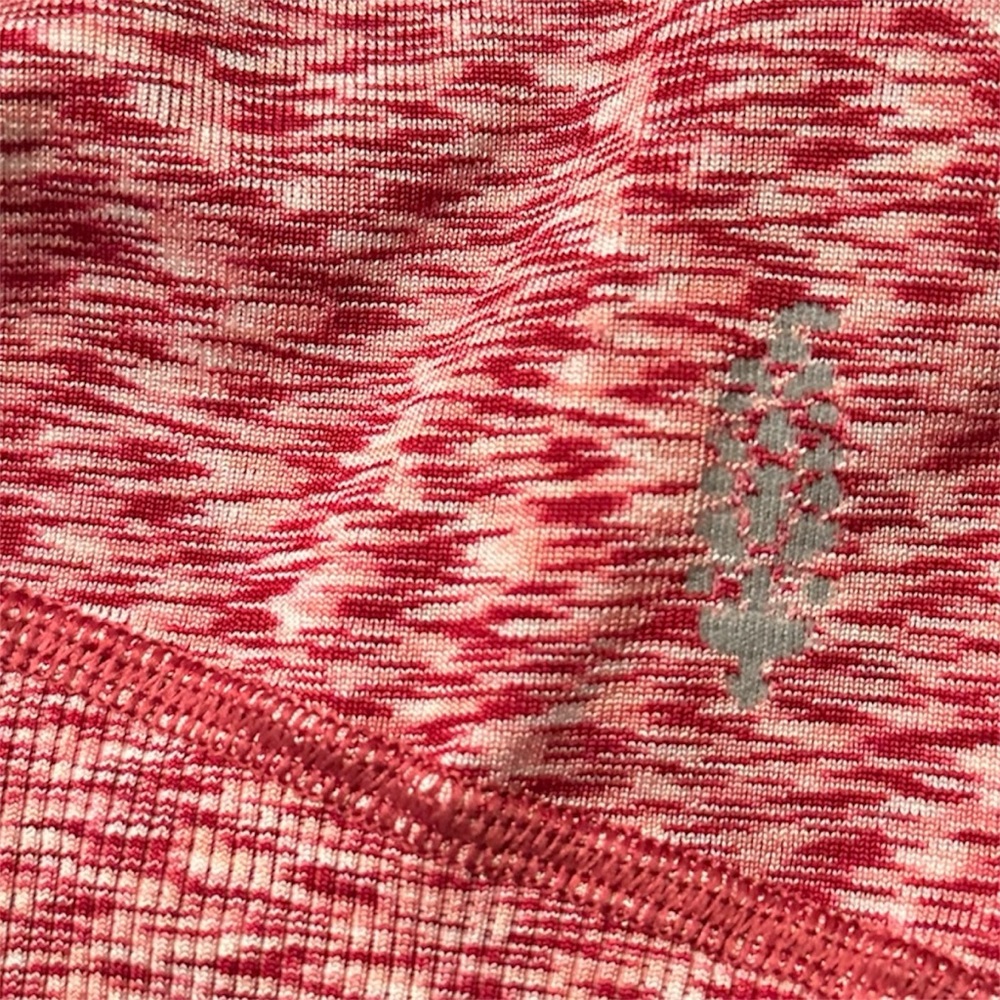 NWOT FREE PEOPLE FP MOVEMENT RED CROPPED BUTTON UP TOP - Picture 6 of 10